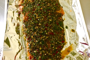 Barbecue Tamarind and Ginger Salmon